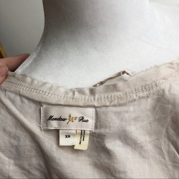 Anthro Meadow Rue Beige Swing Tank Top - Picture 4 of 4